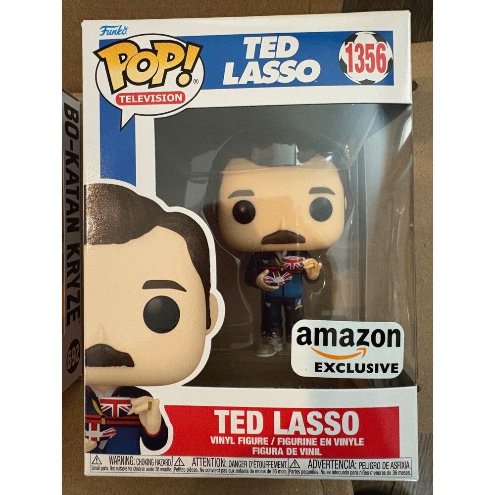 BNIB with Protector Funko Pop Ted Lasso #1356 Amazon Exclusive